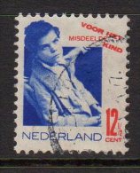 Q688.-.NETHERLAND /  HOLANDA  .-. 1931 .-. SCOTT # : B 53 - USED .-.  CV $ 21.00 . CHILD VICTIM OF MALNUTRITION - Oblitérés