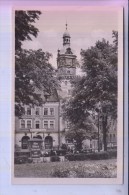 0-9704 FALKENSTEIN, Rathaus, Sozialistische Propaganda, 1955 - Falkenstein (Vogtland)