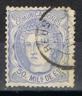 Sello 50 Mils Alegoria, Fechador REUS (Tarragona), Num 107 º - Used Stamps