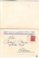 Czechoslovakia 1936 Feledince Invitation To Concert Of Gomor Reformed Teaching Faculty - Lettres & Documents