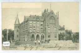 GRONINGEN * LABORATORIUM * ANSICHTKAART * CPA (2345) GELOPEN In 1903 Van GRONINGEN Via HARKSTEDE Naar KLIENPOORTJE - Groningen