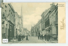 GRONINGEN * GELKINGESTRAAT * ANSICHTKAART * CPA (2347) GELOPEN In 1903 Van HOOGEZAND Naar DAMSTERDIEP - Groningen