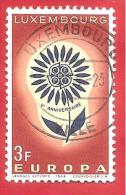 LUSSEMBURGO - LUXEMBOURG - USATO - 1964 - EUROPA C.E.P.T.- Flower - 3 Fr - Michel LU 697 - Gebruikt