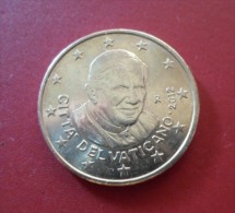 50 Cent EURO VATICANO - 2012 MONETA - VATICAN FDC - Vatican