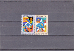 Azerbaijan Nº 538a Al 539a - Azerbaiján