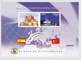 ESPAÑA 2010 - ALIANZA DE CIVILIZACIONES - EMISION CONJUNTA CON TURQUIA - EDIFIL Nº 4608 - Mezquitas Y Sinagogas