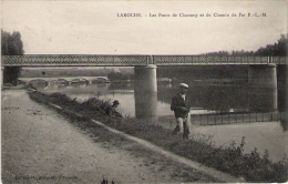 LAROCHE Les Ponts De Charmoy Et Du Chemin De Fer 1906 - Laroche Saint Cydroine