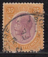 Straits Settlements Used 1921, 35c King George V Series,   Malaya / Malaysia, As Scan - Straits Settlements