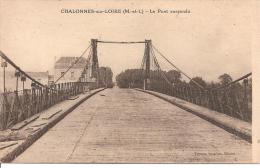 CHALONNES SUR LOIRE,PONT SUSPENDU    REF 33590 - Chalonnes Sur Loire