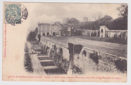 (RECTO / VERSO) CHATILLON COLIGNY - LE CHATEAU - GALERIE DU XVIIe SIECLE - MAGNIFIQUE TERRASSE - Chatillon Coligny