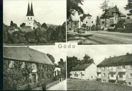8601 Göda über Bautzen MB Dorfstraße Siedlung Auto PKW Kirche Sw 17.9.1973 - Bautzen