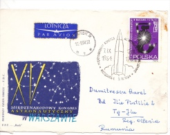 ASTRONOMY, STARS, POSTAL MAIL,1964, POLAND - Europe