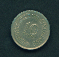 SINGAPORE - 1973 10c Circ. - Singapur