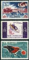 NOUVELLES HEBRIDES  Oiseaux, Poissons  Yvert N° 242/44 Neuf Sans Charniere ** MNH - Otros & Sin Clasificación