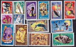 NIGERIA  Oiseaux, Mammiferes,  Yvert N° 177/90 Neuf Sans Charniere ** MNH - Sonstige & Ohne Zuordnung