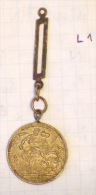 British Tokens ENGLAND 1902 BRASS CORONATION COIN EDWARD VII - Adel