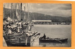 Port U Prince Haiti Harbor Scene Old Postcard - Haïti