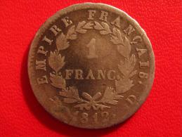 1 Franc Napoléon Ier 1812 D Lyon 2863 - H. 1 Franco