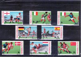 1988 - Champ. D Europede Fotball Mi 4449/4456 MNH - Ongebruikt