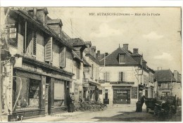 Carte Postale Ancienne Auzances - Rue De La Poste - Auzances