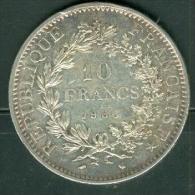 Piece    10 Francs Argent Silver , Année 1966   - Pia6101 - 10 Francs