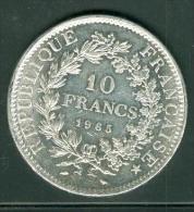 Piece    10   Francs Argent Silver , Année 1965   - Pia6301 - 10 Francs