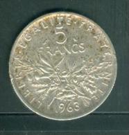 PIECE   5  FRANCS ARGEN T / SILVER   Année 1963   - Pia6504 - 5 Francs