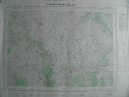 Carte Géographique - CHAUDES-AIGUES N° 1-2 échelle 1/25.000 Avril 1973 Douze Les Ternes/Sériers - Pierrefiche - Polignac - Topographische Karten