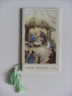 Calendarietto/calendario Santino "Anno Domini 1954" Collegio Serafico Missionario - Tamaño Grande : 1941-60