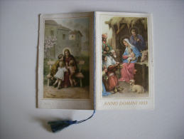 Calendarietto/calendario Santino "Anno Domini 1953" Pie Discepole Del Divin Maestro - Groot Formaat: 1941-60