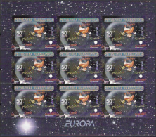 2009 Macedonien  Makedonien Sheet  Mi. 502-3**MNH  Europa Astronomie - 2009