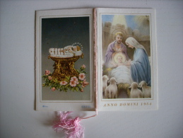 Calendarietto/calendario Santino "Anno Domini 1954" - Grossformat : 1941-60