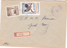 BIRD,RADIOTOWER,SPECIAL COVER,1965, ROMANIA - Lettres & Documents