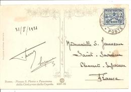 N°Y&T 29   VATICAN Vers FRANCE  Le   31 AOUT1931 - Covers & Documents