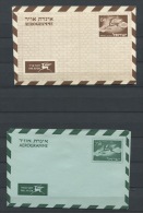 Israel 1950.1957  (2) Air-letter Sheets (Wrappers)  Unused - Covers & Documents