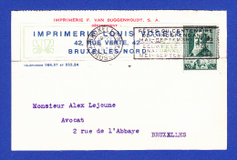 IMPRIMERIE LOUIS VOGELS -- BRUXELLES 1 . BRUSSEL - 16.9.1930 - Brieven En Documenten