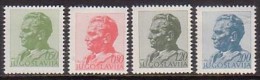 Jugoslawien  1551/54 Y , O  (M 560) - Unused Stamps