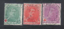 R922- BELGIO 1914 , Croce Rossa Serie N. 129/131 - 1914-1915 Rode Kruis