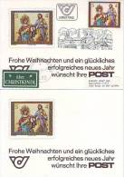 1100f: Österreich 1983, ÖPT- Glückwunschkarte Blanko Und Gebraucht, ANK 110.- € - Abarten & Kuriositäten