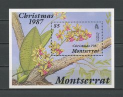 MONTSERRAT 1987  Bloc N° 43 ** = MNH Cote:  15 €. Superbe.  (Flore, Fleurs. Orchidée. Flowers, Flora) - Montserrat