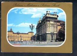 H1923 Torino, Piazza Castello E Palazzo Reale, Palazzo Madama Con Auto Cars Voitures - Places