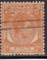 Straits Settlements Used 1937, 2c  Orange Of 1941,  Malaya / Malaysia - Straits Settlements