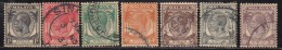 Straits Settlements Used 1936 -1937, 7 Diff., King George V Series,   Malaya / Malaysia - Straits Settlements