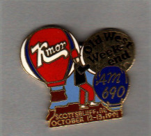 Pin´s  MONTGOLFIERE  OLD  WEST  WEEK-END  SCOTTSBLUFF.NE  OCTOBER 12-13.1991 - Airships