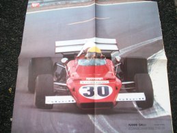 POSTER - AUTOSPRINT  FERRARI 312B2 NANNI GALLI - Automobilismo - F1