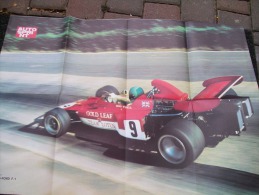 POSTER -  AUTOSPRINT  LOTUS 72 R.WISELL - Automobile - F1