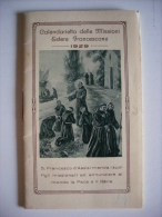 Calendario Delle Missioni Estere Francescane 1929 MILANO - Tamaño Grande : 1921-40