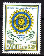 Mayotte N° 83  XX  Club Inner Wheel- District 920 Sans Charnière TB - Autres & Non Classés