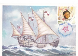 CRISTOPHER COLUMBUS,EXPLORER, MAXICARD, CARTES MAXIMUM, CM, 2005,ROMANIA - Cristóbal Colón