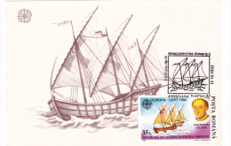 CRISTOPHER COLUMBUS,EXPLORER, MAXICARD, CARTES MAXIMUM, CM, 2005,ROMANIA - Christoffel Columbus